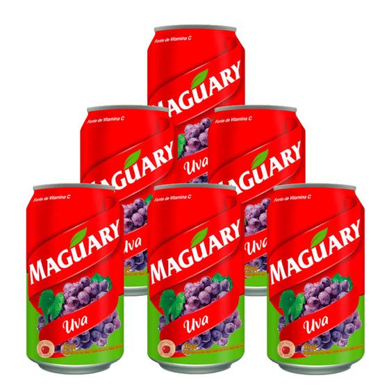 Imagem de Suco Maguary Néctar Uva 335ml 6 Unidades