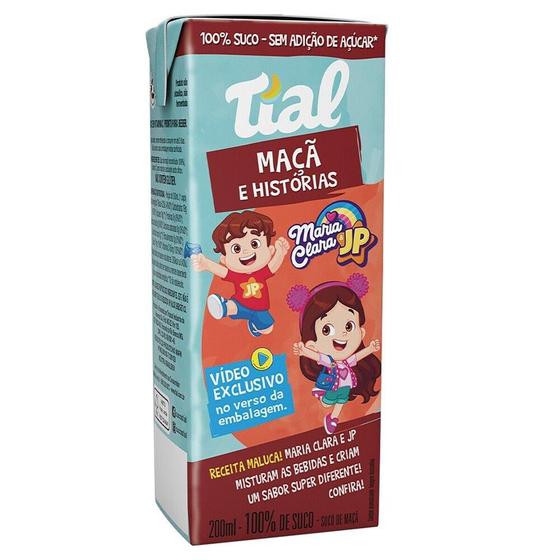 Suco Tial Maria Clara & JP Histórias Maçã 200ml Embalagem com 24 ...