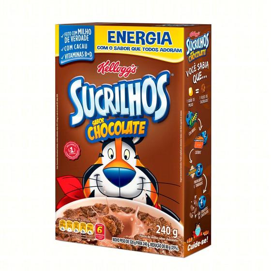 Imagem de Sucrilhos Kellogg's Cereal Sabor Chocolate 240g