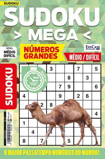 Sudoku Mega Ed 05 M dio Dif cil Com N meros Grandes S Jogos 9x9 
