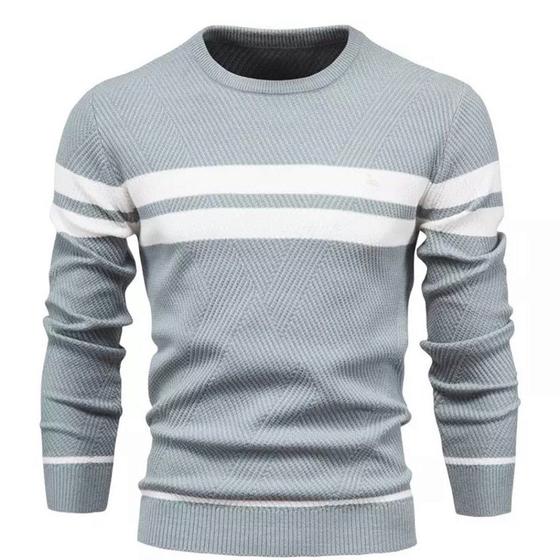 Imagem de Suéter Adonis Tricot Listrado.