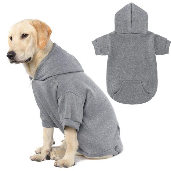 Imagem de Suéter com capuz para cães KOOLTAIL Soft Warm com orifício de coleira XXL