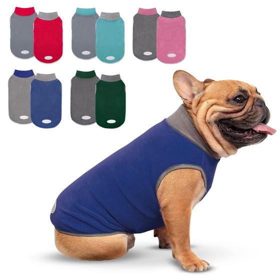 Imagem de Suéter de Moletom para Cães - Pacote com 2 - Macio e Elástico