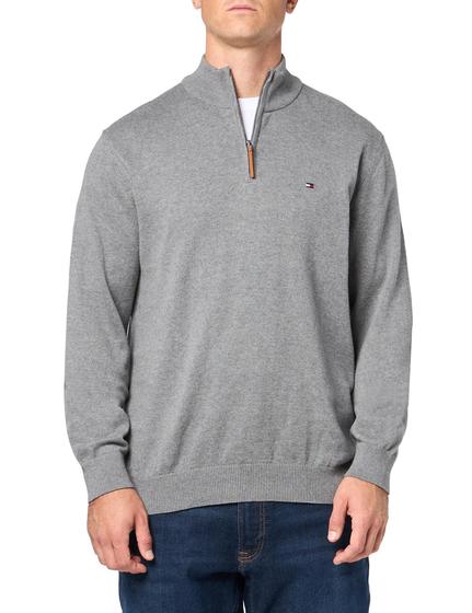 Imagem de Suéter Masculino Tommy Hilfiger de Algodão com Zíper