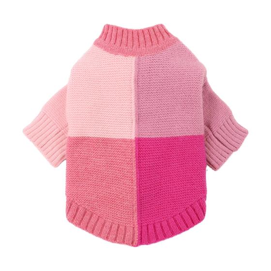 Imagem de Suéter para cães Fitwarm Color Block Tricot Pet Coat Winter