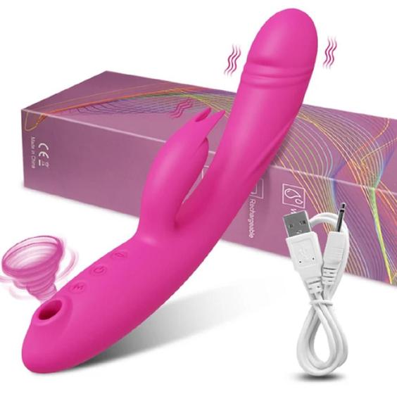 Imagem de Sugador Clitoriano New Surprise 3 em 1 - Vibrador, Estimulador e Sugador de clitóris 10 Modos