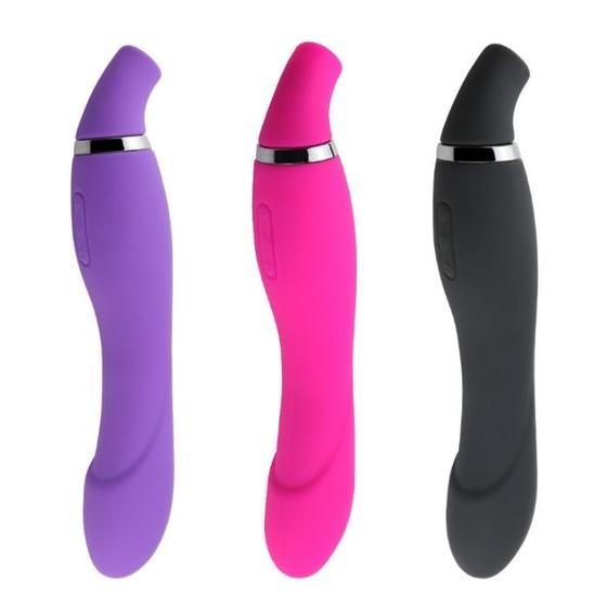 Imagem de Sugador de Clitóris Duplo com Vibrador Estimulador 12 modos Vibração Recarregável 