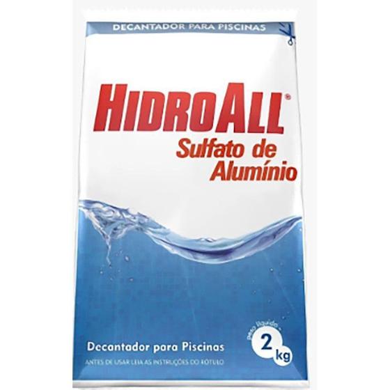 Imagem de Sulfato de aluminio 2kg hidroall   