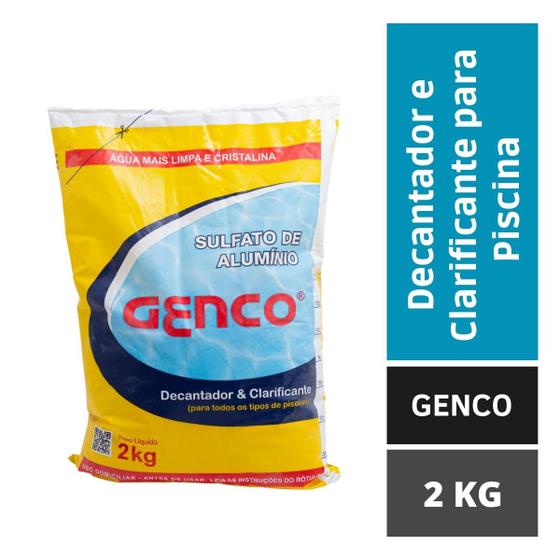 Imagem de Sulfato de aluminio decantador e clarificante genco 2kg