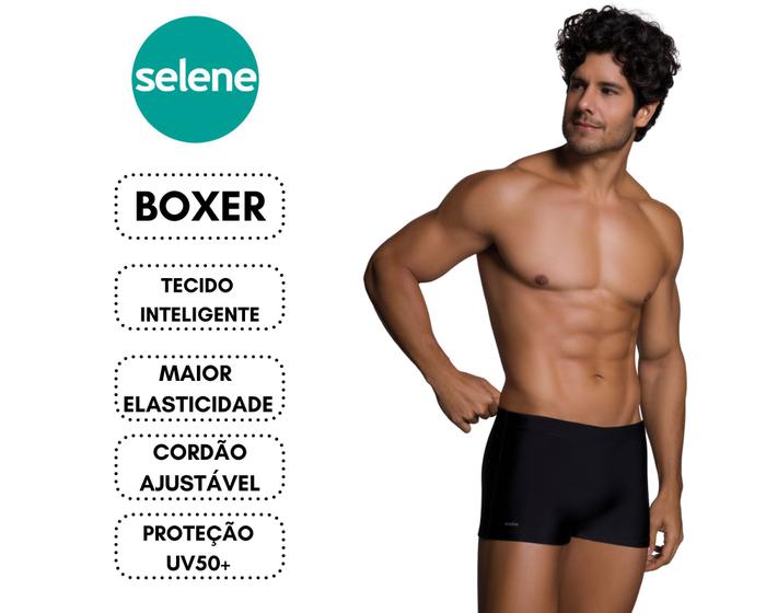 Imagem de Sunga boxer adulto p/ praia piscina natação pop qualidade