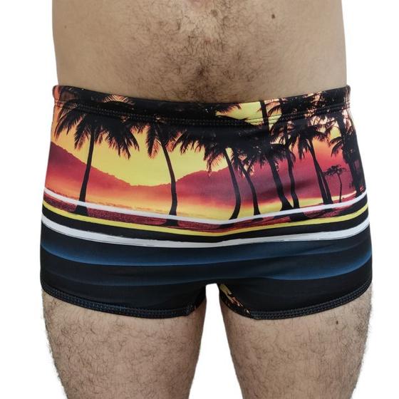 Imagem de Sunga Boxer Roupa de Banho Masculina