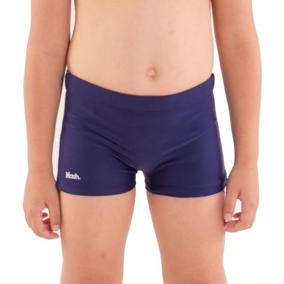 Imagem de Sunga Infantil Para Meninos Modelo Boxer Lisa Moda Praia Mash