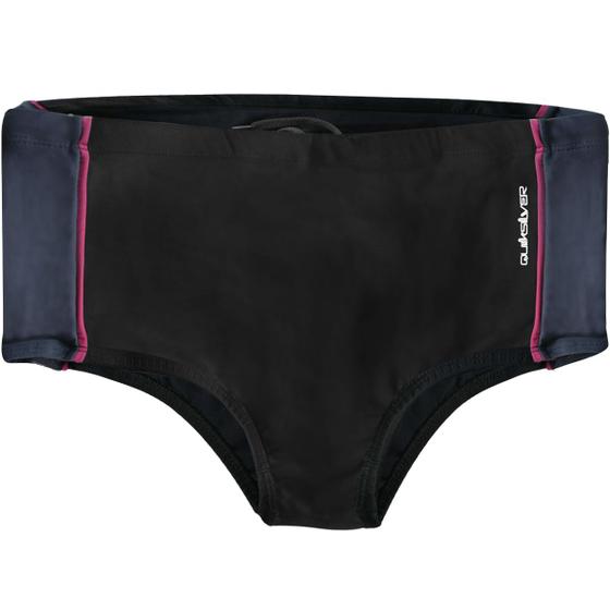 Imagem de Sunga Quiksilver Slip Side Omni Preta com Lateral Cinza