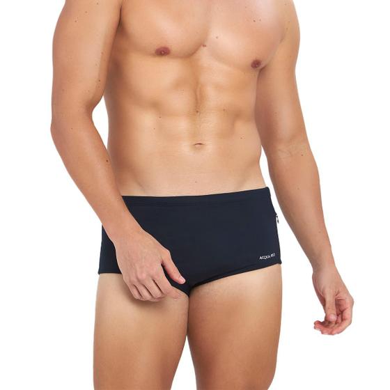 Imagem de Sunga Slip Com Ziper Adulto Masculina Praia Verão Acqua Rio