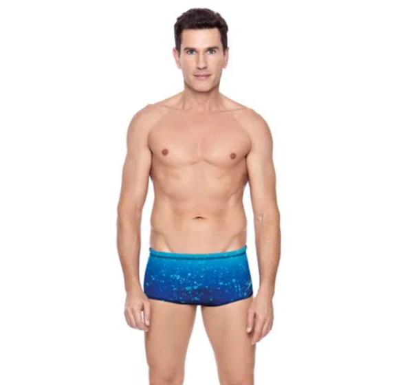 Imagem de Sunga Tradicional Bubble Blue Speedo Azul