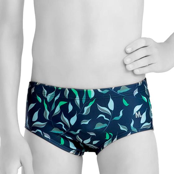 Imagem de Sungão Boxer Infantil Estampado Folhagem UV Fps 50+ Mash