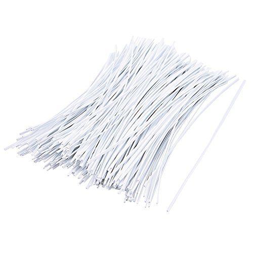 Imagem de Sunmns 250 Piece Twist Cable Cable Wire Wire Ties Reusable Fixação (6 Polegadas, Branco)