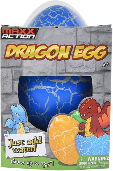 Imagem de Sunny Days Entertainment Dragon Grow in Water Toy - Huge Hatching Growing Pet Dragon Egg - Cores e Estilos Podem Variar