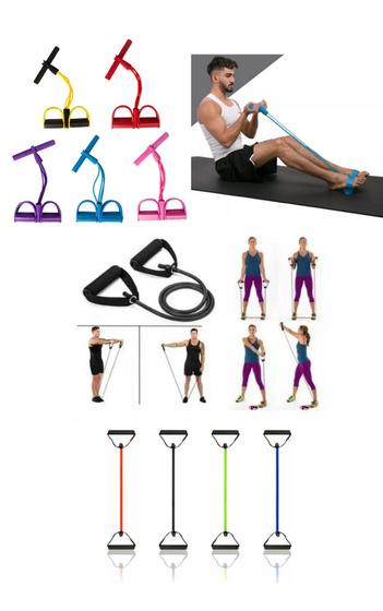 Imagem de Super 2 elasticos para exercicios original para malhar na academia e em casa
