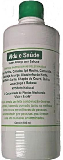 Imagem de Super Amargo 500ml Vida e Saude composto de ervas amargas