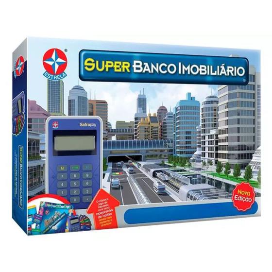 Imagem de Super Banco Imobiliário - Nova Edição Safra Pay - com Maquina de Cartão - Jogo Tabuleiro - Estrela