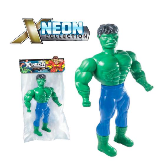 Imagem de Super Boneco X Neon Strong Verde de ação Infantil Grande