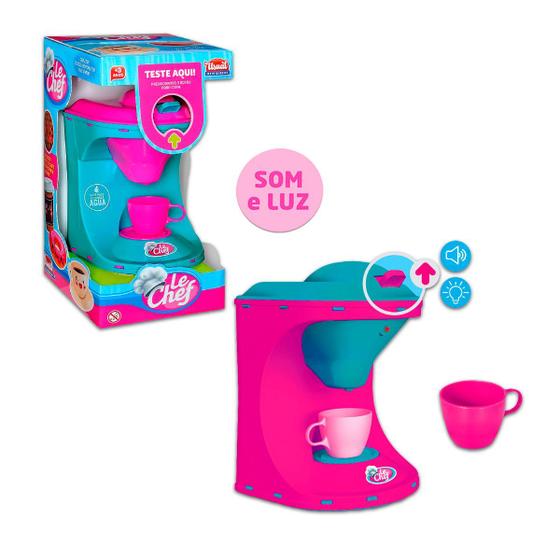 Imagem de Super Cafeteira Le Chef  com som e luz De Brinquedo Infantil