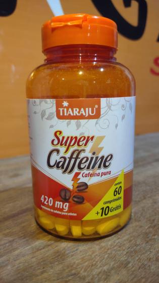 Imagem de Super Caffeine 70 comprimidos 420mg Tiaraju