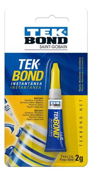 Imagem de Super Cola instantâneo multiuso Tekbond 2G Blister