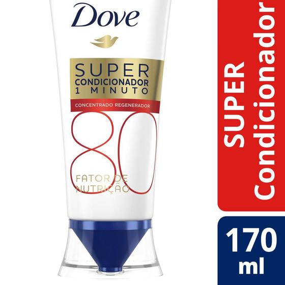 Imagem de Super Condicionador Dove 1 Minuto Fator de Nutrição 40 Hidratante 170ml