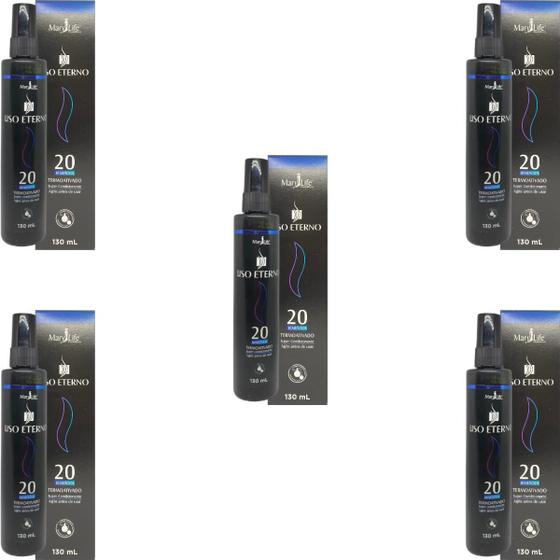 Imagem de Super Condicionante Mary Life Uso Eterno Termoativado Spray 130ml Kit 5 Unidades