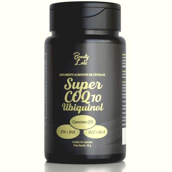 Super Coq10 Ubiquinol - Coenzima Q10 - 100mg - EPA + DHA - (60 Capsulas) - Beauty Labs Menor preço em Super Coq10 Ubiquinol - Coenzima Q10 - 100mg - EPA + DHA - (60 Capsulas) - Beauty Labs