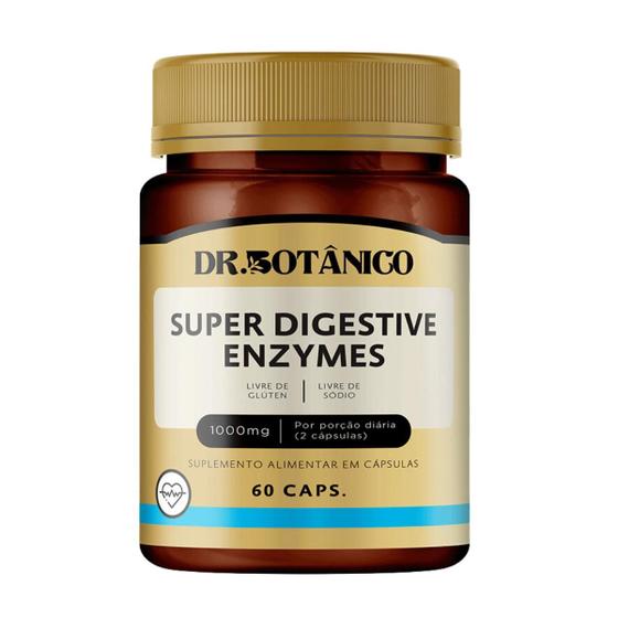 Imagem de Super digestive enzymes 1.000mg 60 capsulas dr. botanico