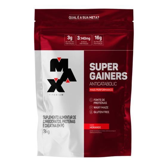 Imagem de Super Gainers Refil 3Kg - Max Titanium