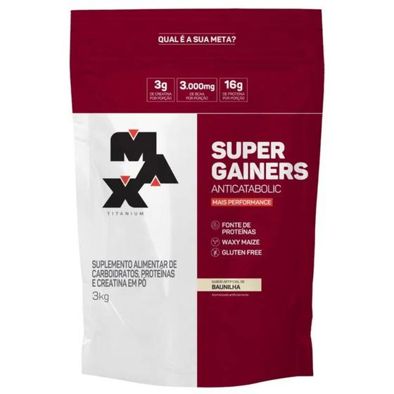 Imagem de Super Gainers Refil 3Kg - Max Titanium