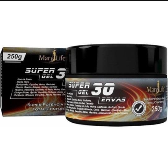 Imagem de Super Gel Massageador 30 Ervas 250G Pote Mary Life