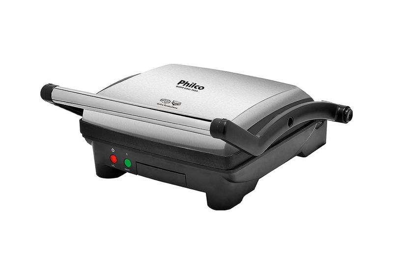 Super Grill Duo Philco Abertura 180 Inox Menor preço em Super Grill Duo Philco Abertura 180 Inox