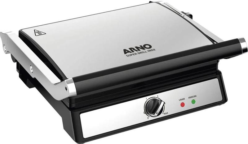 Imagem de Super Grill e Sanduicheira Arno Inox - 127V