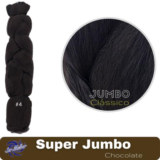 Imagem de Super Jumbo 399 Gramas Ser Mulher Aplique Para Tranças Box Braids