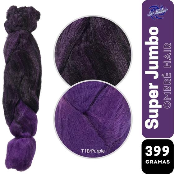 Imagem de Super Jumbo Ser Mulher Ombré Hair Pacote 399 g Cabelo Para Tranças Box Braids