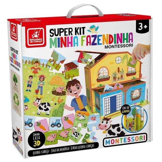 Imagem de Super Kit Jogos Minha Fendinha Montessori