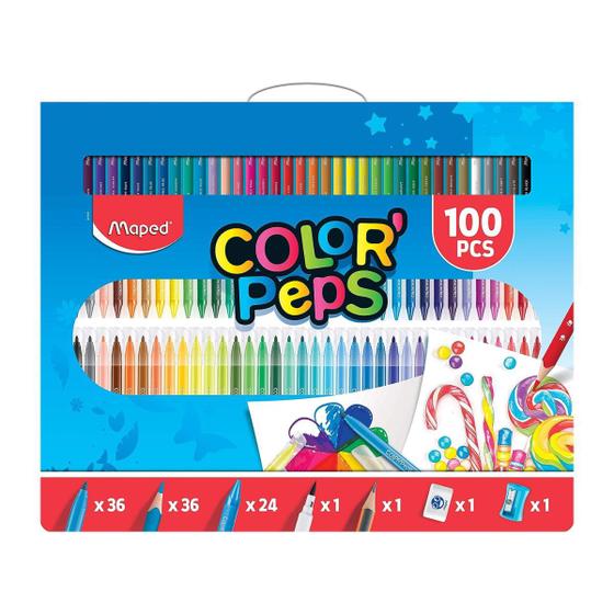 Imagem de Super Kit Maped Color Peps 100 Peças