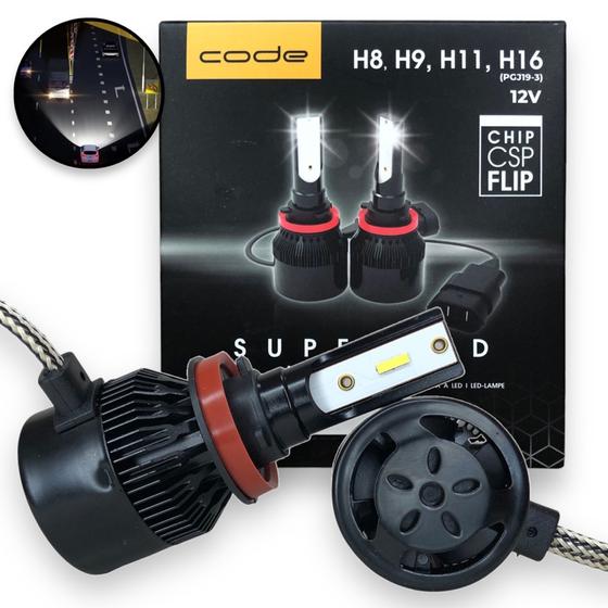 Imagem de Super Led 6000K com 7800 Lúmens Code H8 By Tech One