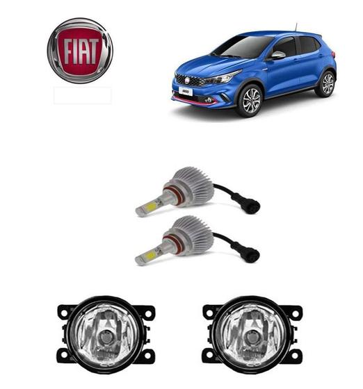 Imagem de Super Led Farol Auxiliar Fiat Argo 2017 Com Lâmpada H11 Par