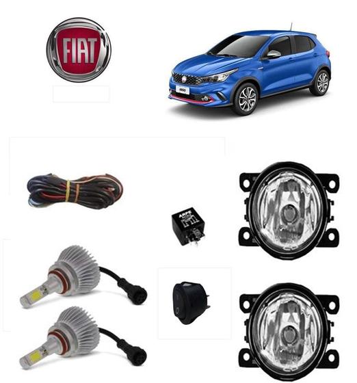 Imagem de Super Led Farol Auxiliar Fiat Argo 2019 Pronto Instalação