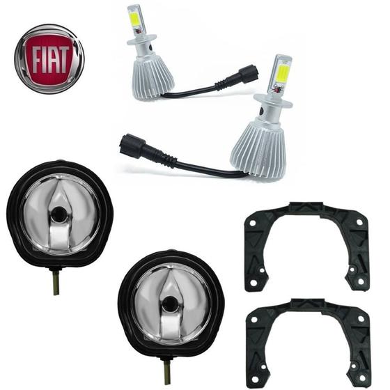 Imagem de Super Led Farol Auxiliar Stilo Attractive 2011 Lâmp H1 Par