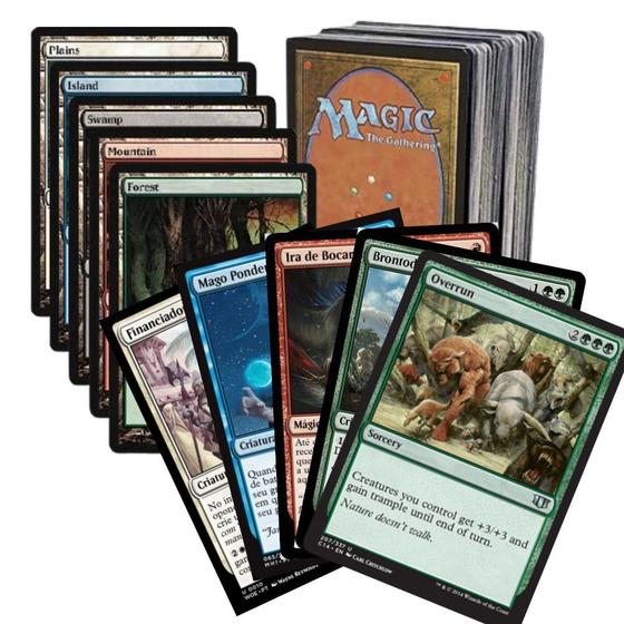 Imagem de Super lote de 200 cartas de Magic + 40 terrenos básicos