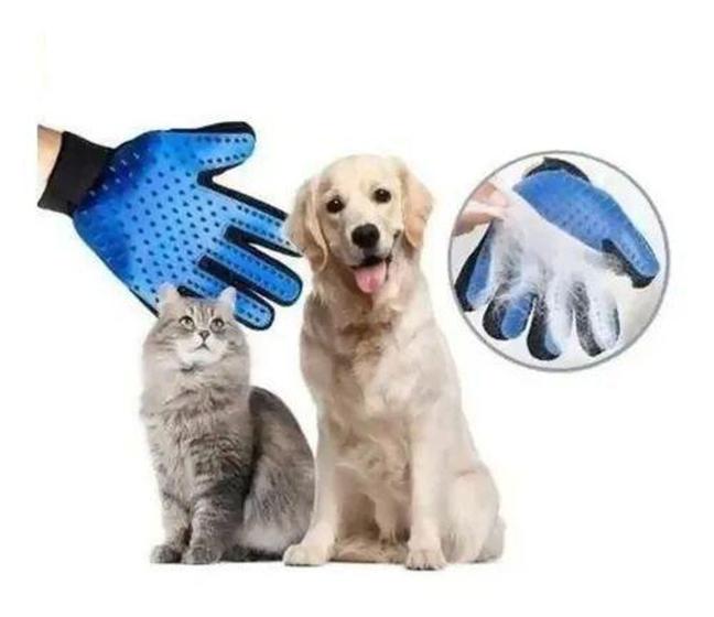 Imagem de Super Luva Magnética Tira Pelos para Cães e Gatos - Javick