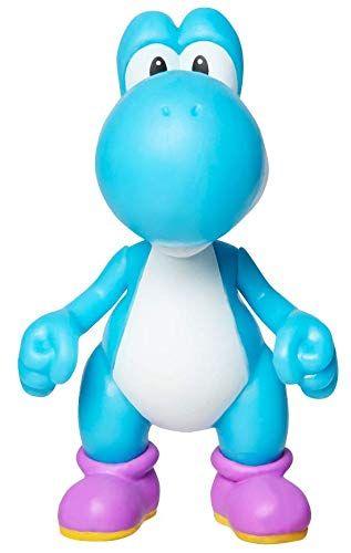 Imagem de SUPER MARIO Ação Figura 2,5 polegadas Azul claro Yoshi Brinquedo colecionável