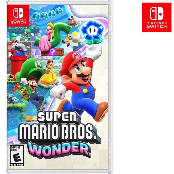 Super Mario Bros Wonder Switch Mídia Física Imagem de Super Mario Bros Wonder Switch Mídia Física